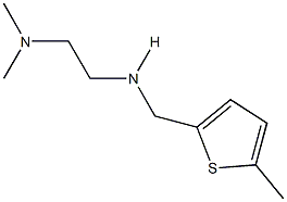 N-[2-(dimethylamino)ethyl]-N-[(5-methyl-2-thienyl)methyl]amine 구조식 이미지