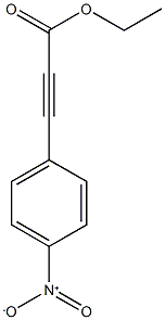 ethyl 3-{4-nitrophenyl}-2-propynoate Structure