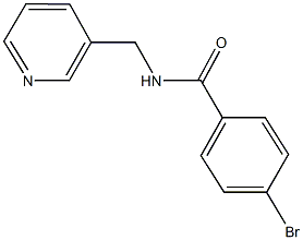 4-bromo-N-(3-pyridinylmethyl)benzamide 구조식 이미지