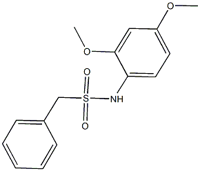 N-(2,4-dimethoxyphenyl)(phenyl)methanesulfonamide 구조식 이미지