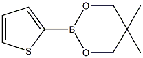 5,5-dimethyl-2-(2-thienyl)-1,3,2-dioxaborinane 구조식 이미지