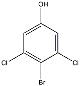 4-bromo-3,5-dichlorophenol 구조식 이미지