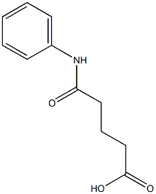 5-anilino-5-oxopentanoic acid 구조식 이미지