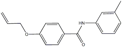 4-(allyloxy)-N-(3-methylphenyl)benzamide 구조식 이미지