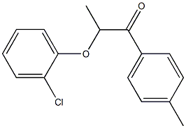 2-(2-chlorophenoxy)-1-(4-methylphenyl)-1-propanone Structure