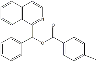 1-isoquinolinyl(phenyl)methyl 4-methylbenzoate Structure