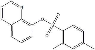 8-quinolinyl 2,4-dimethylbenzenesulfonate Structure
