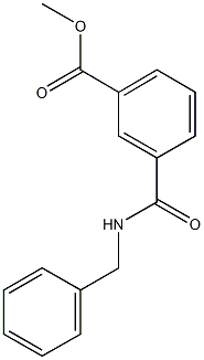 methyl 3-[(benzylamino)carbonyl]benzoate 구조식 이미지