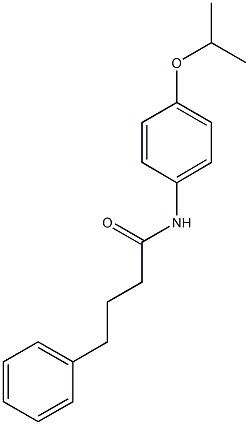 N-(4-isopropoxyphenyl)-4-phenylbutanamide Structure