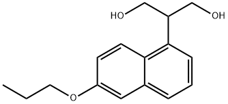 2-(6-Propoxynaphthalen-1-Yl)Propane-1,3-Diol Structure