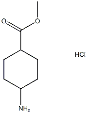 메틸4-아미노사이클로헥산카복실레이트염산염(시스및트랜스혼합물) 구조식 이미지