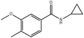 N-cyclopropyl-3-methoxy-4-methylbenzamide Structure