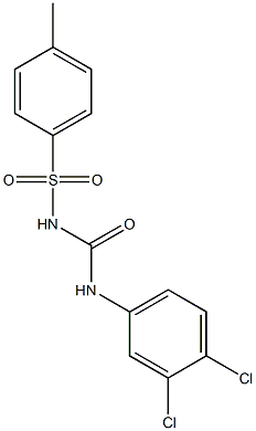 1-(3,4-Dichlorophenyl)-3-(4-methylphenylsulfonyl)urea 구조식 이미지