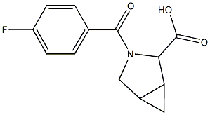3-(4-fluorobenzoyl)-3-azabicyclo[3.1.0]hexane-2-carboxylic acid Structure