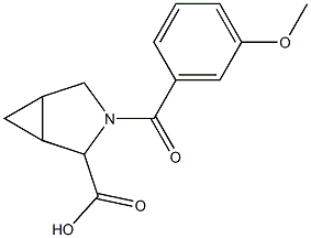 3-(3-methoxybenzoyl)-3-azabicyclo[3.1.0]hexane-2-carboxylic acid 구조식 이미지