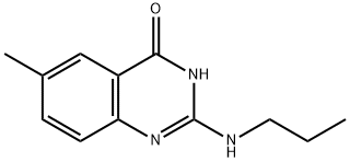 6-METHYL-2-PROPYLAMINO-3H-4-QUINAZOLINONE 구조식 이미지