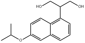 2-(6-Isopropoxynaphthalen-1-Yl)Propane-1,3-Diol 구조식 이미지