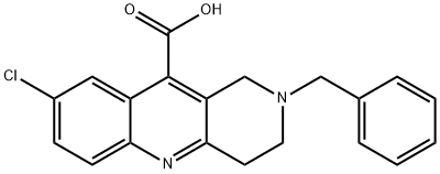 2-Benzyl-8-Chloro-1,2,3,4-Tetrahydrobenzo[B][1,6]Naphthyridine-10-Carboxylic Acid Structure