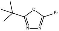 2-BROMO-5-TERT-BUTYL-1,3,4-OXADIAZOLE 구조식 이미지