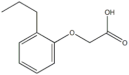 2-(2-propylphenoxy)acetic acid Structure