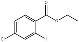 Ethyl 4-chloro-2-iodobenzoate Structure