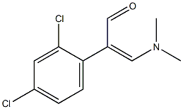 (2Z)-2-(2,4-dichlorophenyl)-3-(dimethylamino)prop-2-enal 구조식 이미지