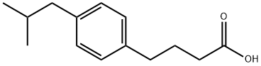 4-[4-(2-methylpropyl)phenyl]butanoic acid Structure