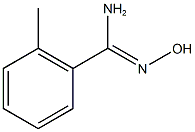 N'-hydroxy-2-methylbenzenecarboximidamide(SALTDATA:무료) 구조식 이미지