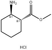 methyl (1R,2R)-rel-2-aminocyclohexane-1-carboxylate hydrochloride 구조식 이미지