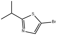 5-브로모-2-이소프로필-1,3-티아졸(염분데이터:무료) 구조식 이미지