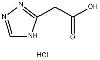 2-(1H-1,2,4-triazol-5-yl)acetic acid hydrochloride Structure