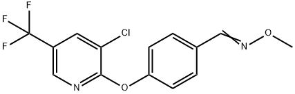 (E)-[(4-{[3-chloro-5-(trifluoromethyl)pyridin-2-yl]oxy}phenyl)methylidene](methoxy)amine 구조식 이미지