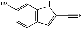 6-hydroxy-1H-indole-2-carbonitrile 구조식 이미지