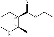 3-piperidinecarboxylic acid, 2-methyl-, ethyl ester, (2r,3r)-rel- 구조식 이미지