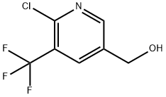6-클로로-5-(트리플루오로메틸)피리딘-3-일)메탄올 구조식 이미지