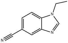 1-ethyl-1H-benzimidazole-5-carbonitrile(SALTDATA: FREE) Structure