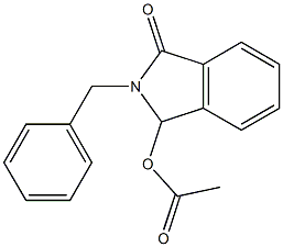 2-benzyl-3-oxo-2,3-dihydro-1H-isoindol-1-yl acetate 구조식 이미지