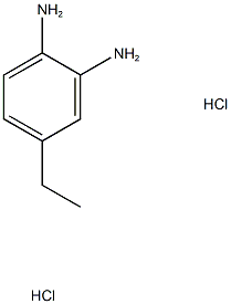 4-에틸-1,2-벤젠디아민염산염 구조식 이미지