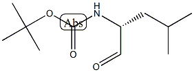 tert-butyl (R)-1-formyl-3-methylbutylcarbamate Structure