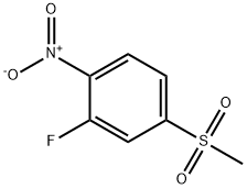 2-Fluoro-4-(methylsulfonyl)nitrobenzene Structure