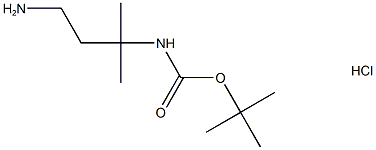 3-N-Boc-3-메틸부탄-1,3-디아민-HCl 구조식 이미지