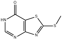 2-(methylthio)thiazolo[4,5-d]pyrimidin-7(6h)-one Structure