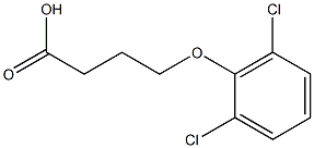 4-(2,6-dichlorophenoxy)butanoic acid Structure