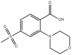 1197193-34-2 4-(Methylsulfonyl)-2-Morpholinobenzoic Acid