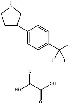 3-[4-(Trifluoromethyl)Phenyl]Pyrrolidine Oxalate 구조식 이미지