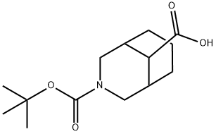 3-(Tert-Butoxycarbonyl)-3-Azabicyclo[3.3.1]Nonane-9-Carboxylic Acid(WX120258) 구조식 이미지