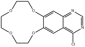 4-Chloro-7,8,10,11,13,14-hexahydro-[1,4,7,10]tetraoxacyclododecino[2,3-g]quinazoline Structure