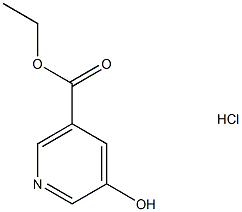 Ethyl 5-Hydroxynicotinate Hydrochloride Structure