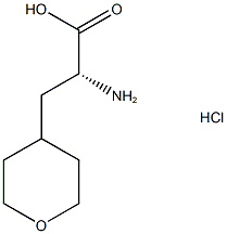 2H-Pyran-4-propanoic acid, α-aminotetrahydro-, hydrochloride (1:1), (αR)- Structure