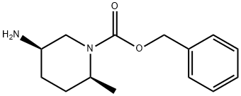 5-AMino-2-Methyl-piperidine-1-carboxylic acid benzyl ester 구조식 이미지